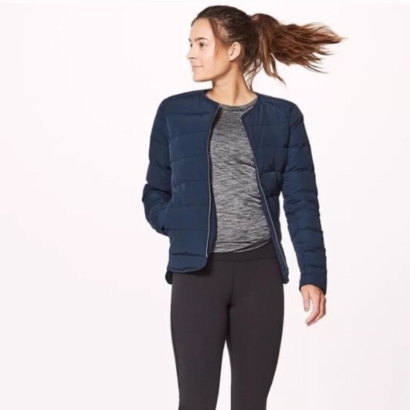 Lululemon just enough puff jacket “inkwell” size 4 - Picture 6 of 8